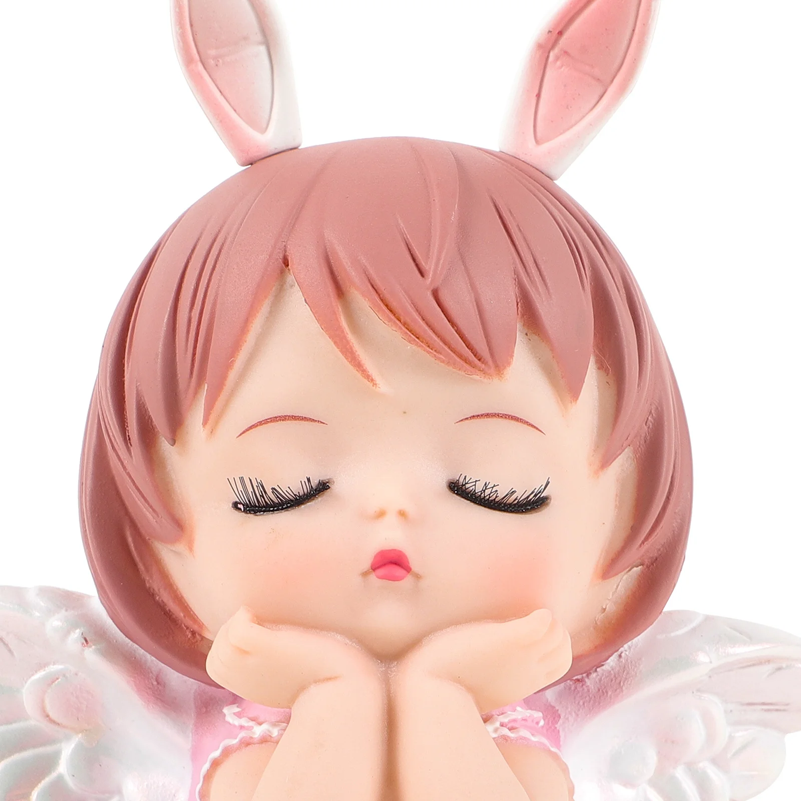 

2Pcs Exquisite Cake Ornament Cute Angel Style Premium Vinyl for Children's Party Wedding Dessert Bar Restaurant Decoration