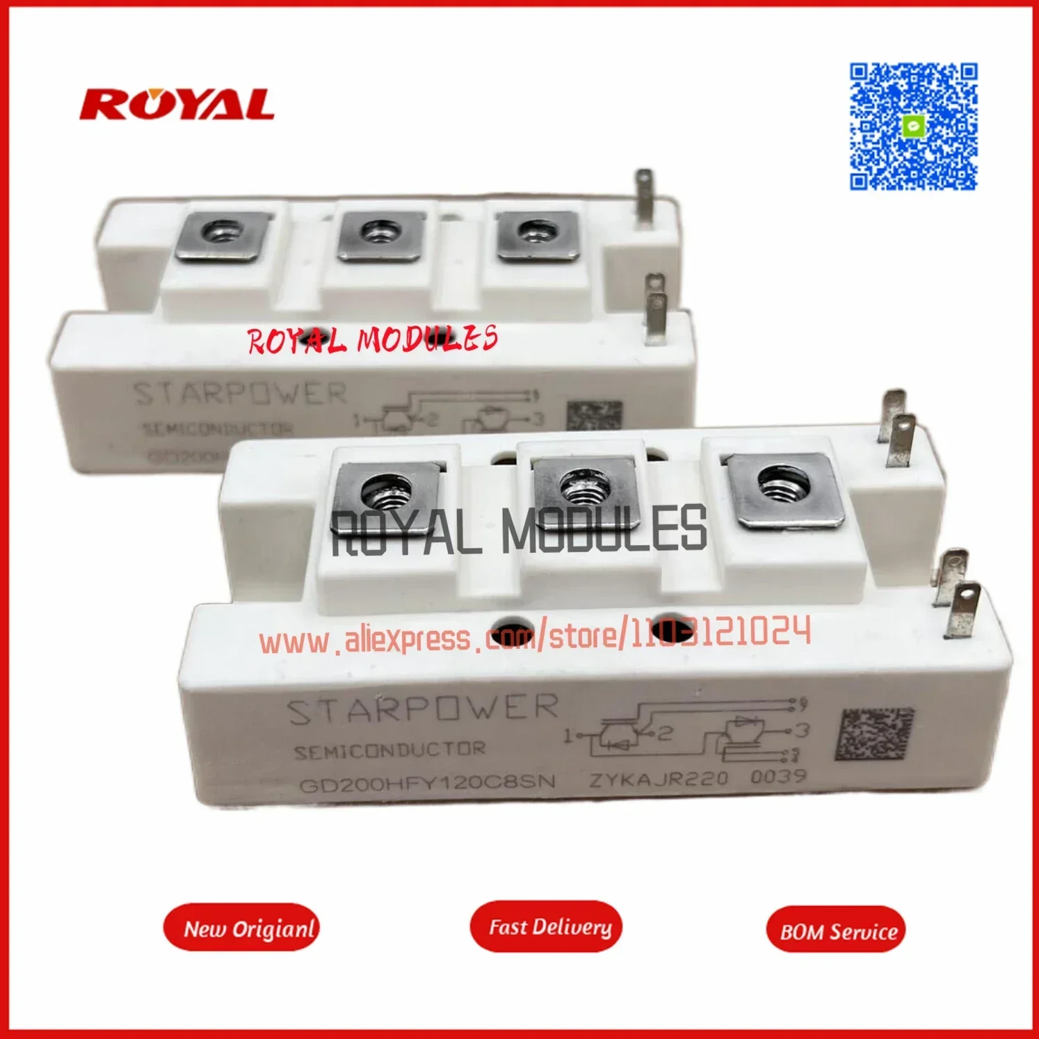 GD200HFY120C8S SN Nuevo módulo original