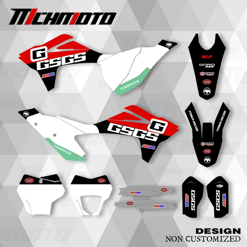

MCHMFG For GASGAS MC 2021 2022 2023 EC New Style Graphics Decals Stickers Kits