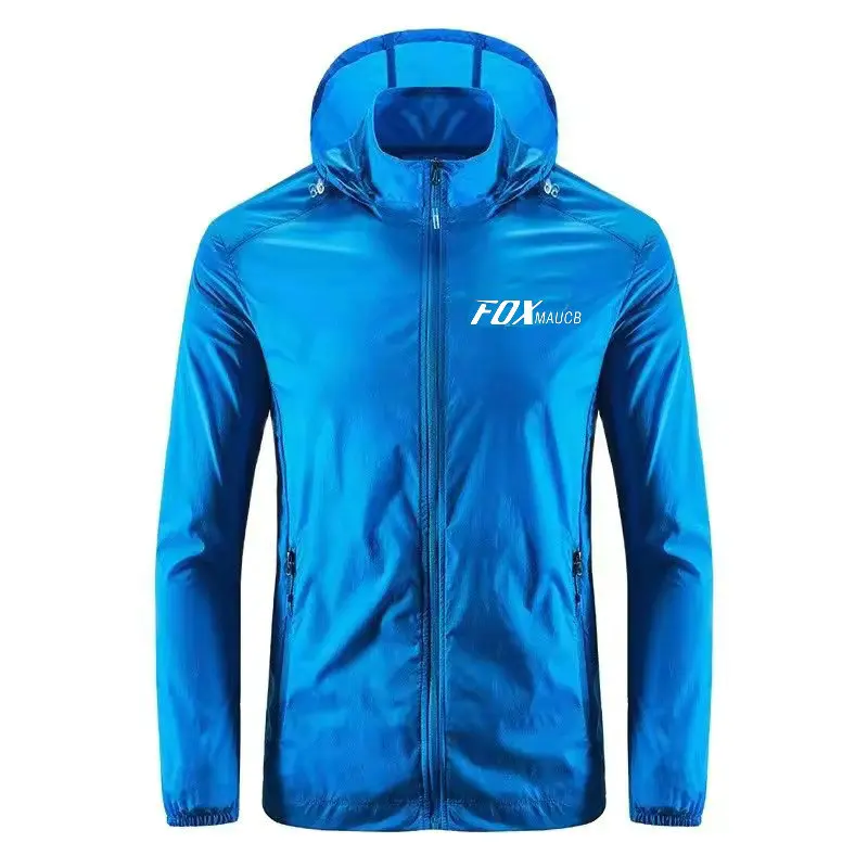 

FOXMAUCB Cycling Men's Women Lightweight Jacket Quick Dry Bicycle Windbreaker Camping Hunting Hiking Clothes Outdoor Sports Coat