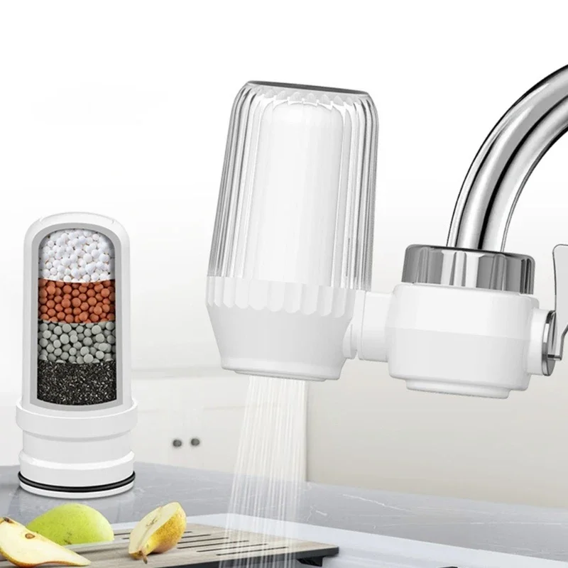 

1PC Faucet Tap Water Purifier Physical Filtering for Home Kictchen One Filter Element Removable Washable Filter Water Purifier