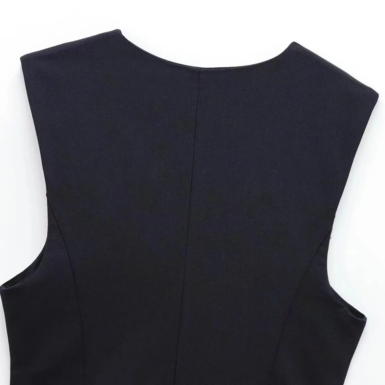 

Faionable Pleated ort Skirt Sle Top Women's Spring New Arrival JNLEAOG irt Polyester Fiber No Sve Regular Length