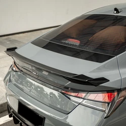 For Hyundai Elantra CN7 Spoiler 2020 2021 2022 ABS Material Rear Trunk Lip Spoiler Wing Body Kit Accessories