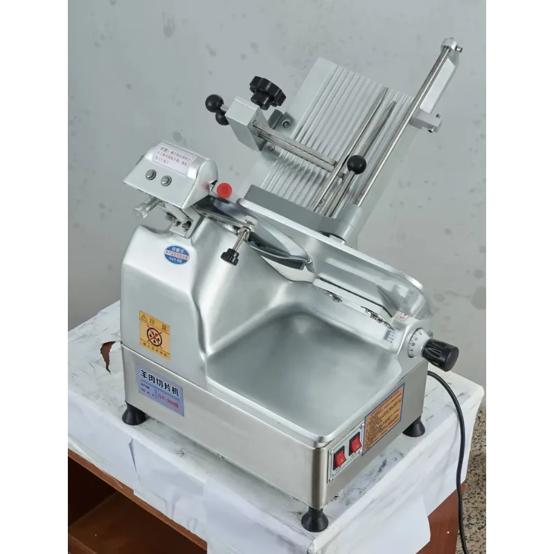 

0-6mm Thickness Adjustable Frozen Meat Slicer Commercial Automatic Meat Slicer