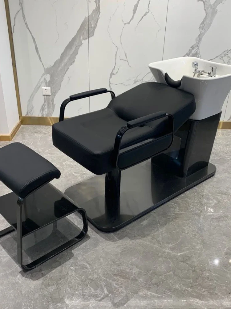 Shampoo Chair Lying Half Simple HairdressingBed Dedicated Half Lying Flushing Bed