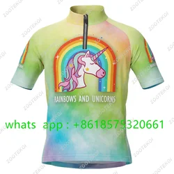 2022 Kids Cycling Jersey Short Sleeve Boys And Girls Cycling Clothing Road Bike Shirt Mtb Maillot Quick Drying Sweatshirt