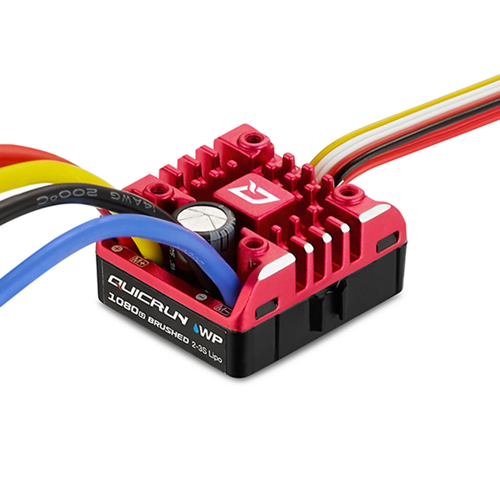 QUICRUN WP 1080 G2 Wodoodporny szczotkowany regulator prędkości ESC do samochodu gąsienicowego RC 1/10 1/8