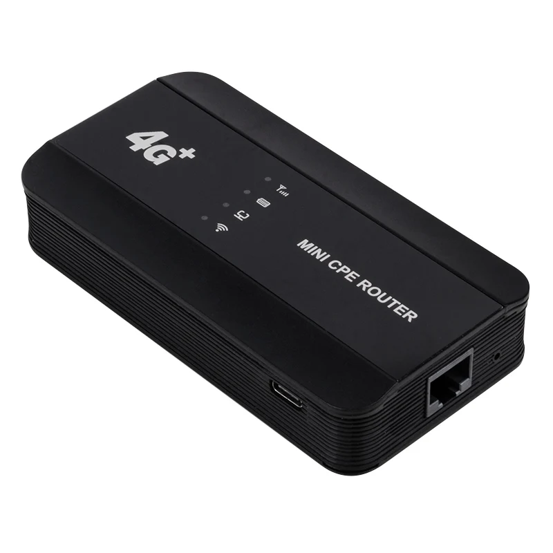 Roteador WiFi portátil com porta Lan, Mini CPE sem fio, Hotspot ao ar livre Pocket Mifi, 4G MIFIs 6, Novo