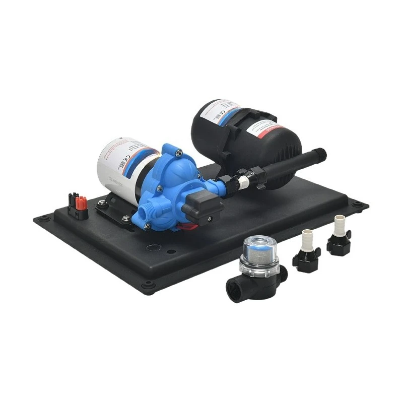 Yacht RV Integrated Regulated Water Supply System Pump Pressure Tank 12V24V Booster 13 Liter Pin