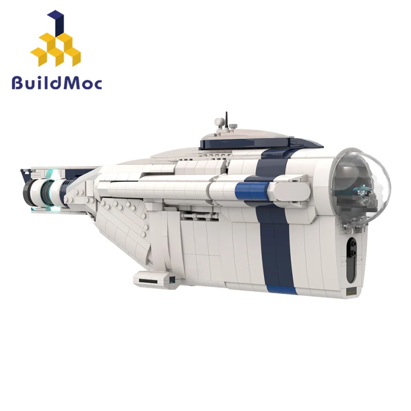 MOC Subnauticas Cyclops Submarine Building Block Set Movie Deep-sea Submarine Brick Building Block Model Toy for Children Gifts