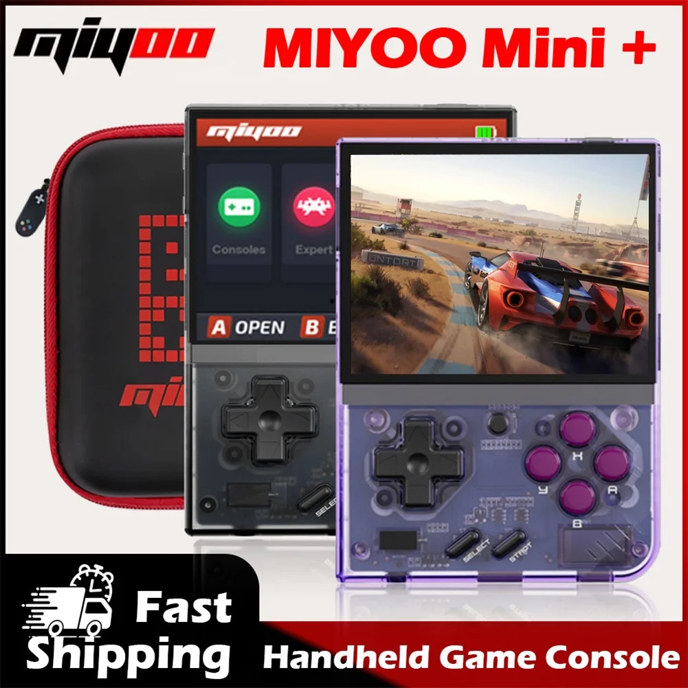 

MIYOO Mini Plus Retro Handheld Game Console 3.5"IPS HD Screen Mini+ Portable Players childhood Classic Nostalgic Gaming Emulator
