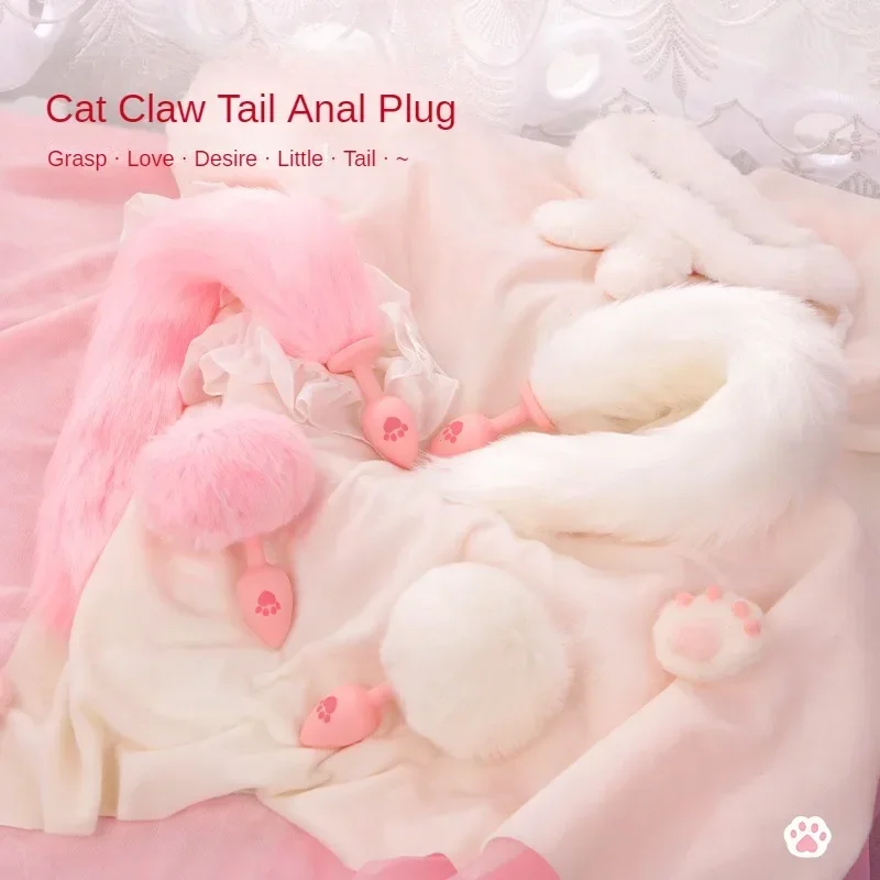 Sexy Fox Anal Plug cola de silicona juguetes anales para mujeres hombres Butt Plug cola pequeña gato conejo Anal Plug Cosplay juguetes sexuales para adultos