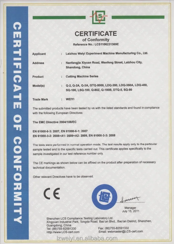 SYJ-50 Metallographic Sample Cutting Saw