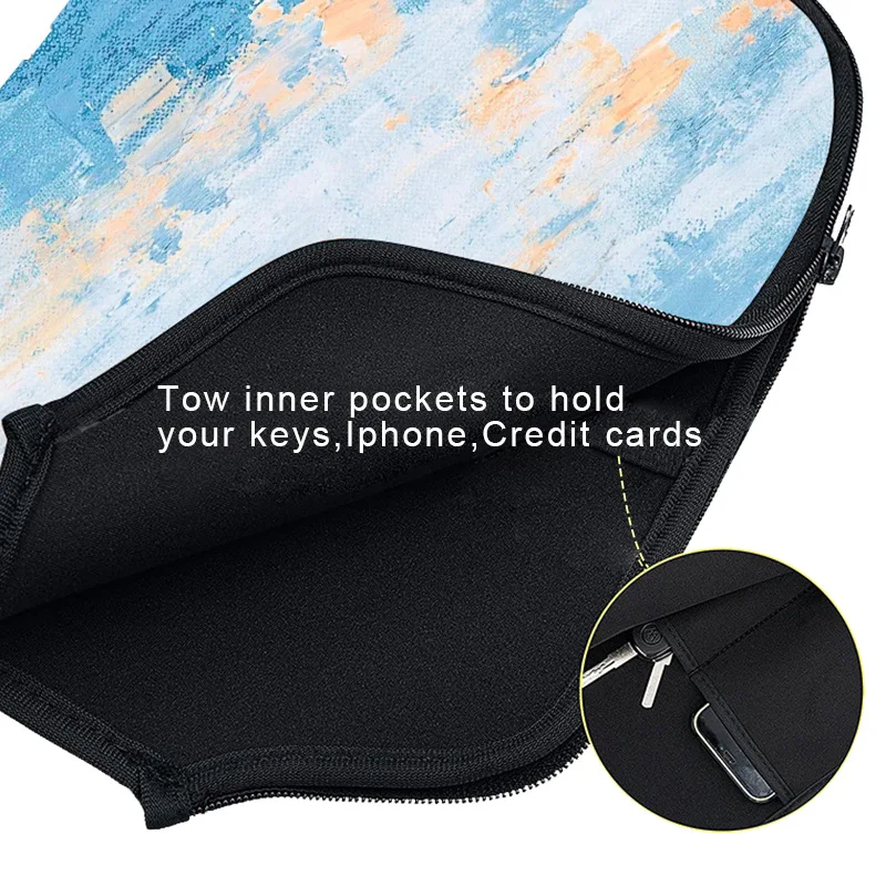 Hot Neoprene Portable Lightweight Sports Pickleball Paddle Racket Storage and Anti Drop Professional Protection Racket Bag