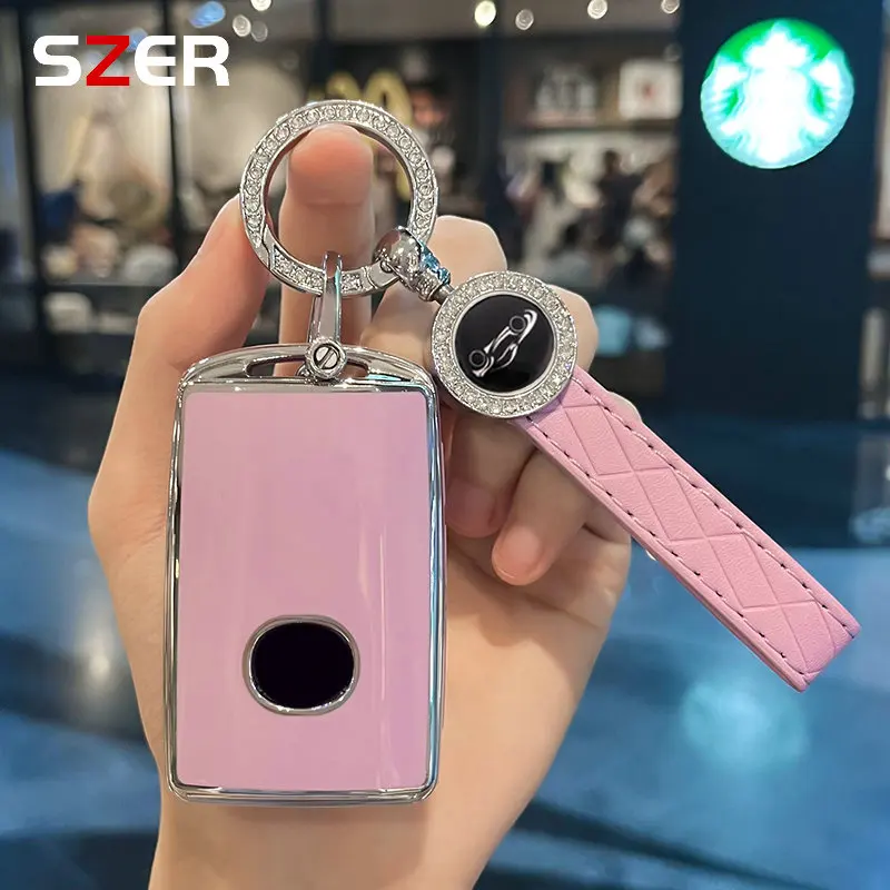 NEW TPU Car Key Case Cover Shell For Mazda 3 Alexa CX30 CX-4 CX5 CX-5 CX8 CX-8 CX-30 CX9 CX-9 Protector Fob Keychain Accessories
