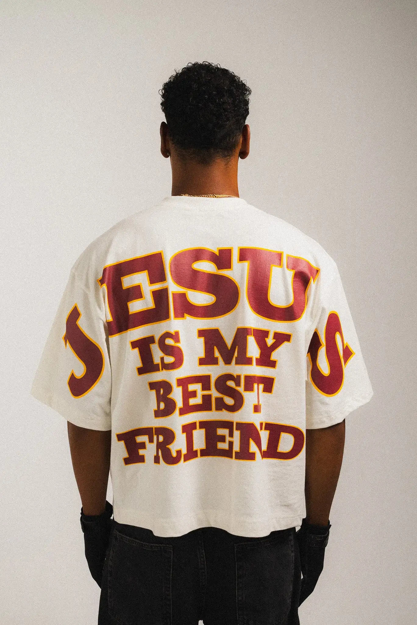 

Amen 2025 Summer Classic Men's and Women's T Shirt JESUS IS MY BEST FRIEND Print Cotton Round Neck Short Sleeve Casual Sport Tee