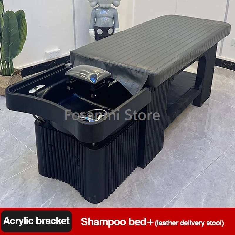 Head SPA Shampoo Bed With Fumigation Water Circulation Body Massage Beauty Salon Exclusive Integrated Head Washing Bed For Salon