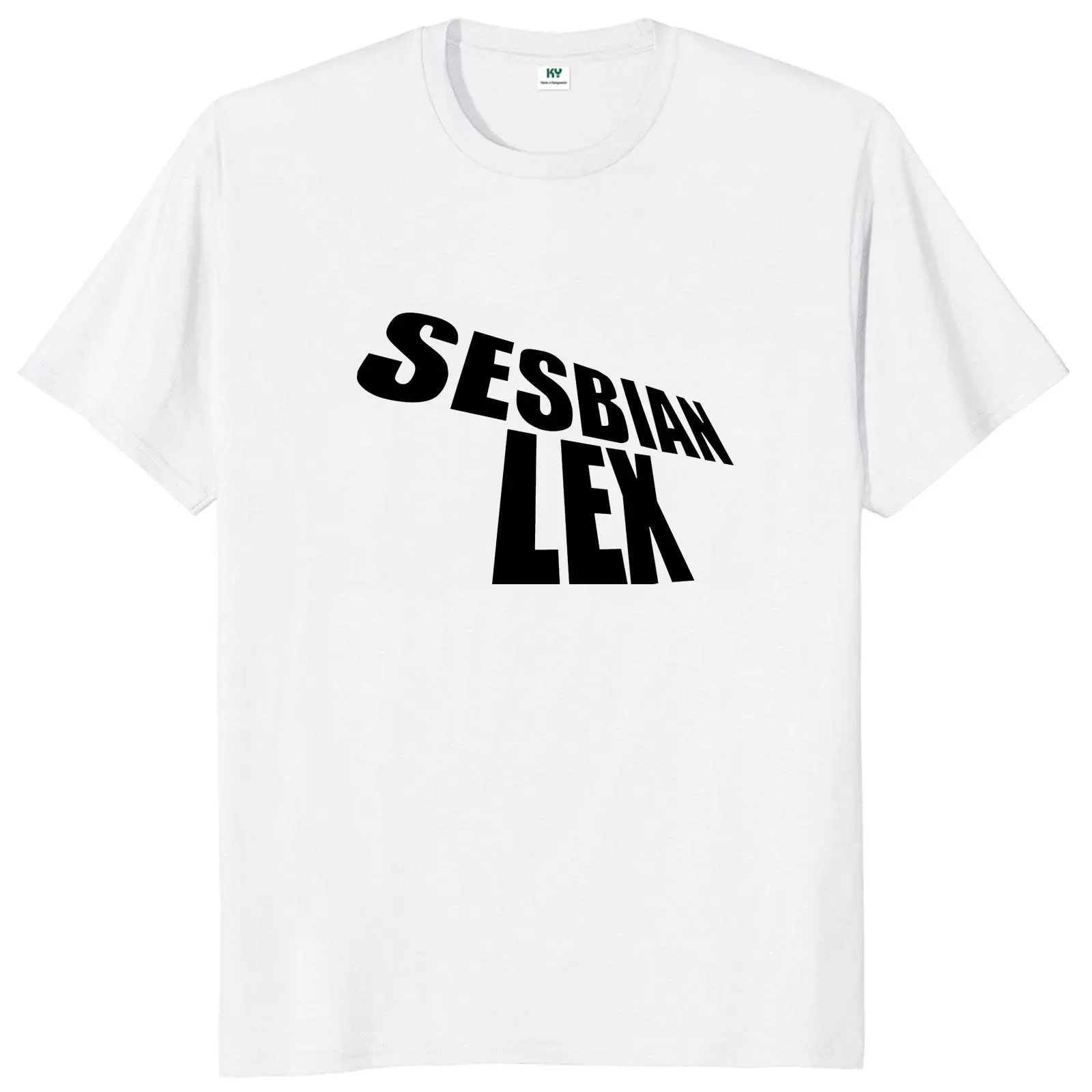 Sesbian Lex T Shirt Funny Lesbian Slang Y2k Gift T-shirts 100% Cotton Soft Unisex O-neck Tee Tops EU Size