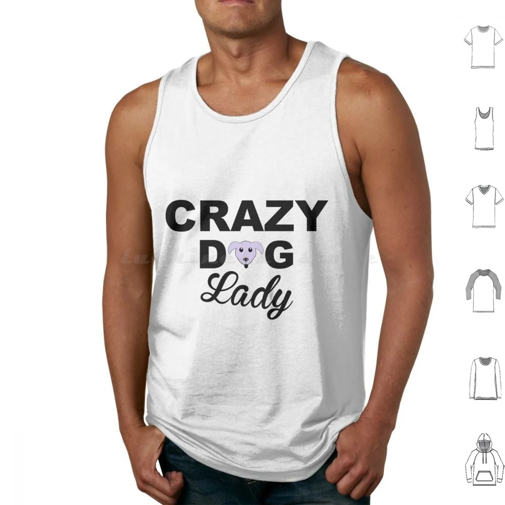 Dog Lady Tank Tops Vest Sleeveless Dog Dogs Dog Owner Chihuahua Bulldog Bull Dog Retriever Golden Retriever Dogs Mom Dogs