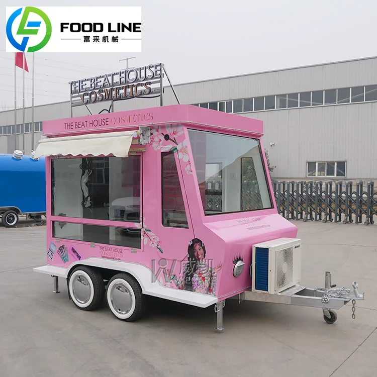 

FULAI Carritos De Comida, тележка для хот-догов, прицеп для мороженого, грузовик для еды, мобильный прицеп для ресторана, кейтеринга, полностью оборудованный