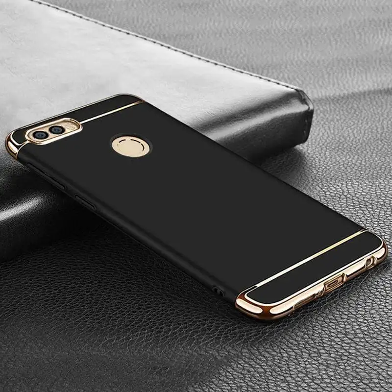 For Realme 2 Pro Phone Case, Luxury 3 In 1 Case Ultra Slim Hard Cover Casing