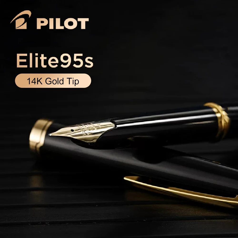 Japan Pilot Elite95s Fountain Pen FES-1000G 14K Gold Nib Gift Box Office Business Adult Calligraphy Practice Collectible Pen