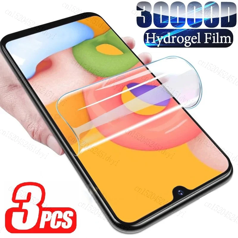 3Pcs Hydrogel Film Screen Protector For Huawei nova 5T 5 Pro Mate 30 Lite Maimang 8 Mate 20 X Y5 Y9 Prime 2019 P Smart Z