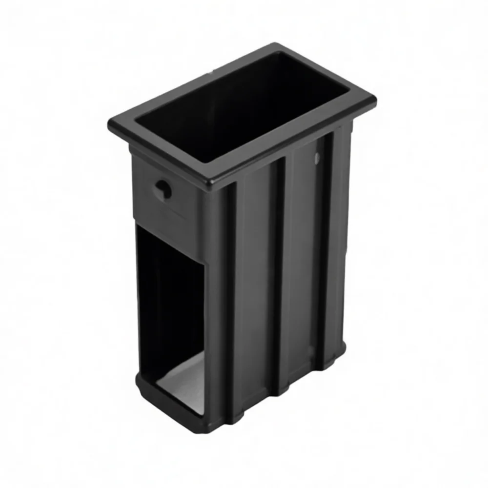Square Tube Reduction Bushing Insert For Fitness Equipment Construction Plastic Sliding Sleeve Accessory Support