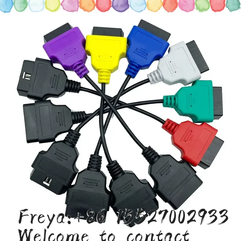 Professional OBD2 Scan Adapter for Multi-ECU Scan ABS Diagnostic Cable MultiECUScan 6 Colors