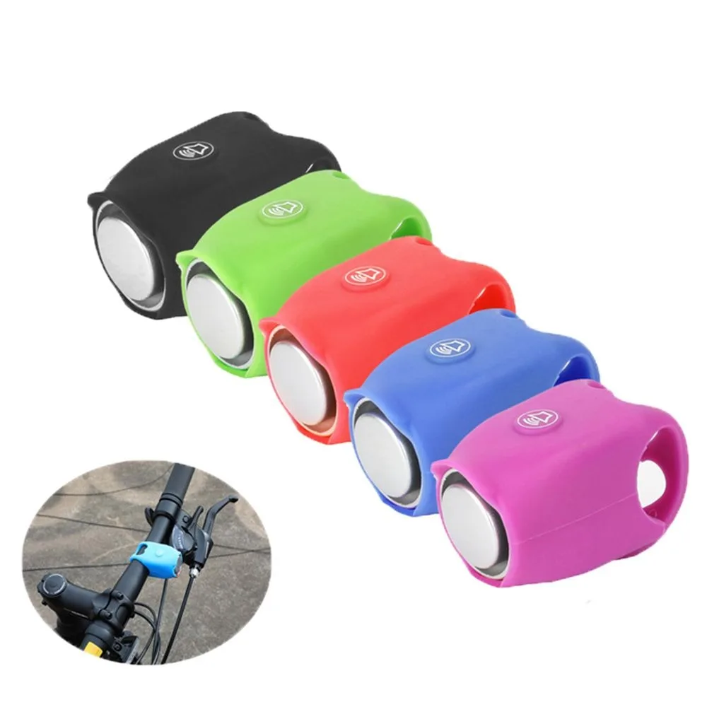 New Super Bike Horn Water-Resistant Sound Loud Bicycle Horn Cycling Equipment Silicone Mountain Biking Bells Cycling