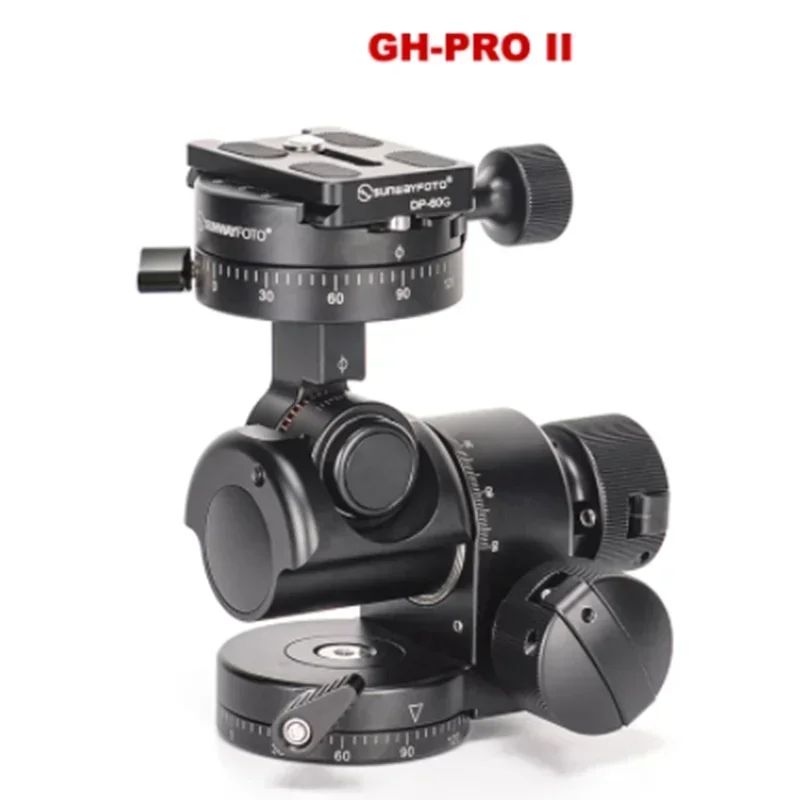 Other Photography Accessories GH-PRO II Quick Release Multi-function Panoramic Tripod Head For Monopod