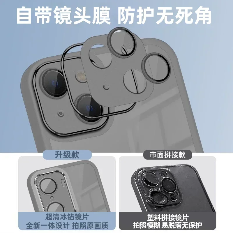 For Xiaomi POCO X7 Pro X7Pro X6 F6 Clear Lens Protection Film Case For POCO F7 Ultra Candy Color Soft Silicone Shockproof Cover