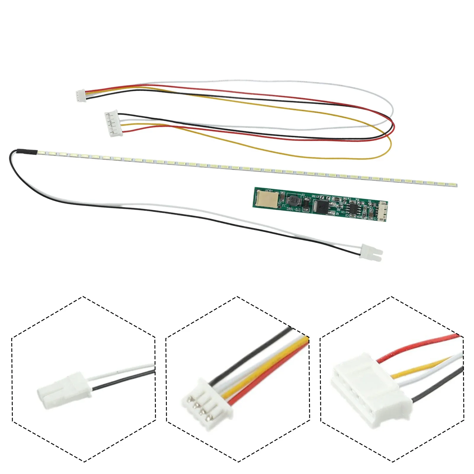 Kit de tiras de retroiluminación LED para pantalla LCD CCFL de 220 pulgadas, Kit de tiras de retroiluminación de 104mm de alta calidad, fácil instalación