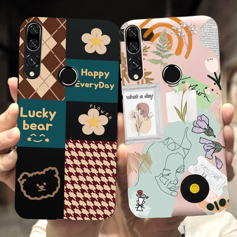 For Huawei Y9 Prime 2019 Case Cover Cute Soft TPU Silicon Back Cover Phone Case For Huawei Y9S STK-L21 STK-LX3 Y 9s Y9 s Case