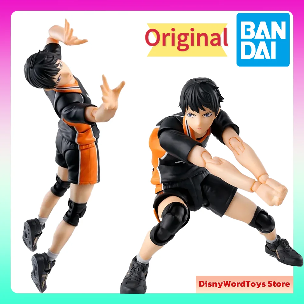 

In Stock 100% Original BANDAI Namco S.H.Figuarts Haikyuu Tobio Kageyama Collectible Figure Model