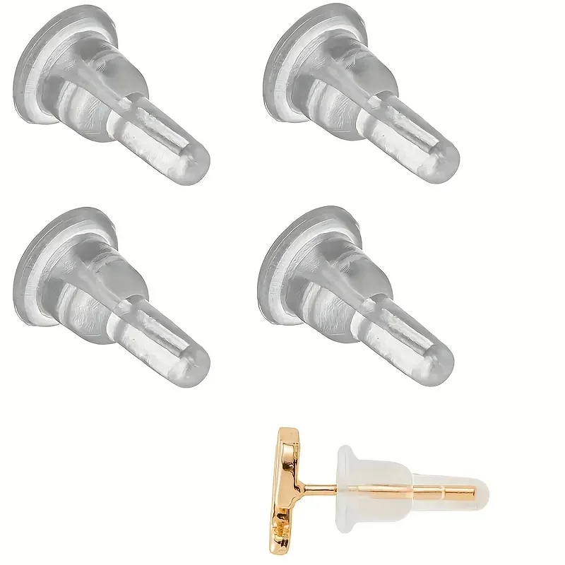 50/100pcs earring plug completely wraps the earplug, perfect for jewelry making