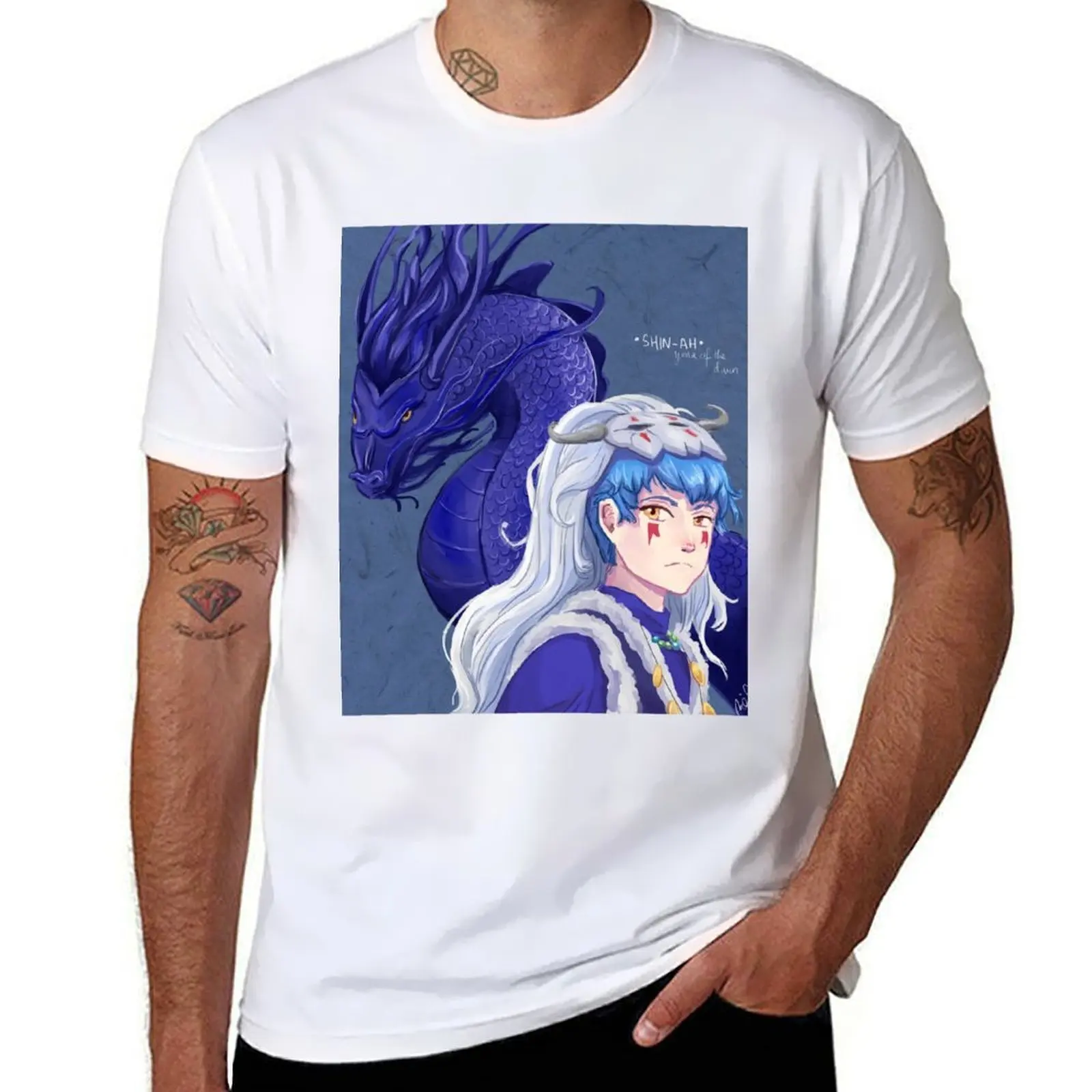 

Shin-ah - Yona of the Dawn T-Shirt t shirt for man cotton t shirt man T-Shirt