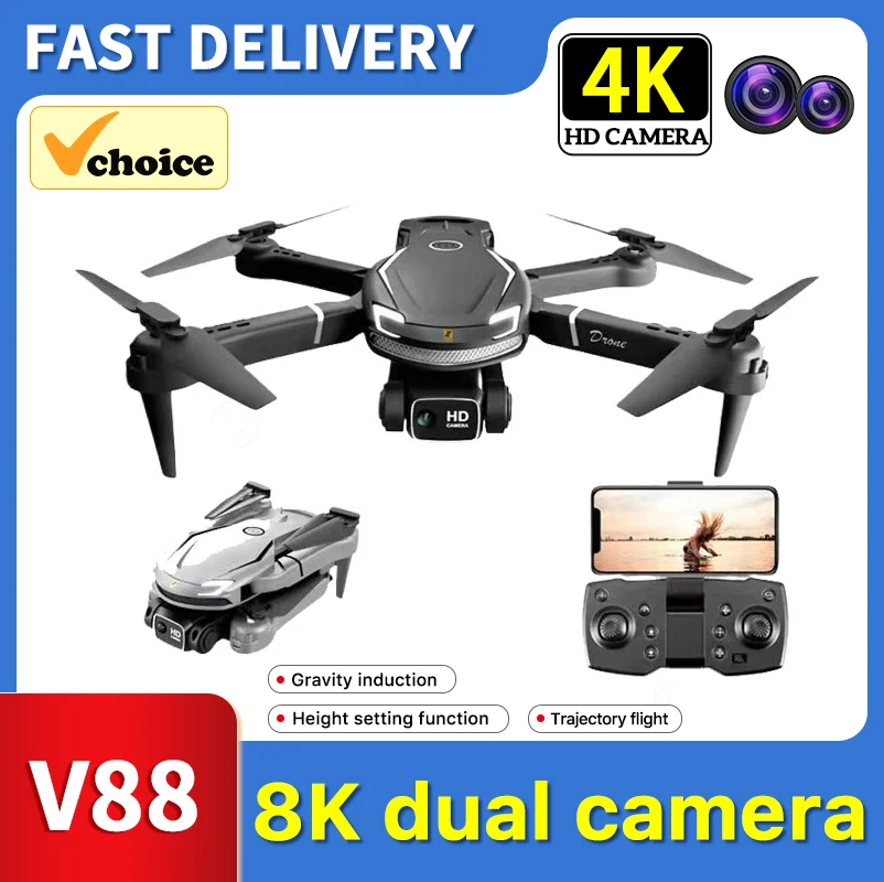 V88 profession elle Drohne wifi fpv hd Luftaufnahme 4k faltbare Quadcopter rc Hubschrauber Drohne Kinderspiel zeug Geschenk