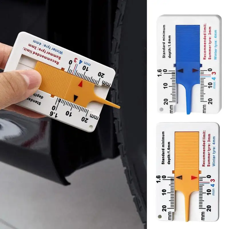 

Измеритель глубины протектора шины 0-20 мм, инструмент для легкого считывания глубины протектора шины, инструмент для точного измерения глубины протектора автомобиля, грузовика