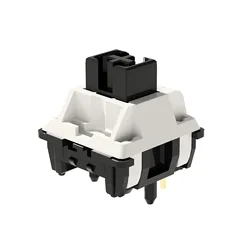 YUNZII Panda Pre-Lubed 5-Pin Linear Switch with Dustproof POM Stem for Hot-Swap Customize Mechanical Gaming Keyboard, 35Pcs/Pack