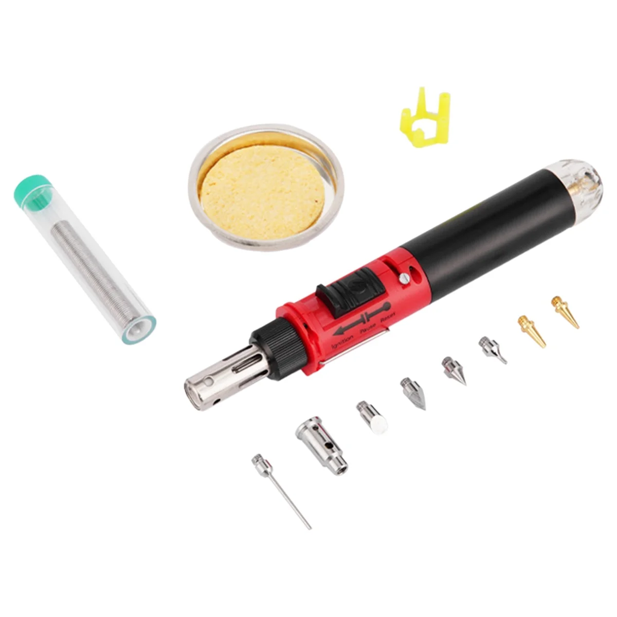 Cordless Gas Lötkolben Wärme Gebläse Taschenlampe Selbst-Ignite Instant Start Tragbare Einstellbare Flamme Control Schweißen Werkzeuge HEIßER