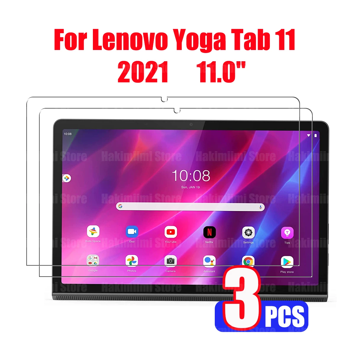 

Screen Protector for Lenovo Yoga Tab 11 2021 (YT-J706F) Easy Installation Tempered Glass Film for Lenovo Yoga Tab 11 (11.0 Inch)