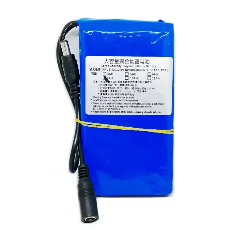 리튬 배터리, 대용량 6A 폴리머 사운드, 충전식 맞춤형 배터리 충전기, 범용, 12V, 8000mAh