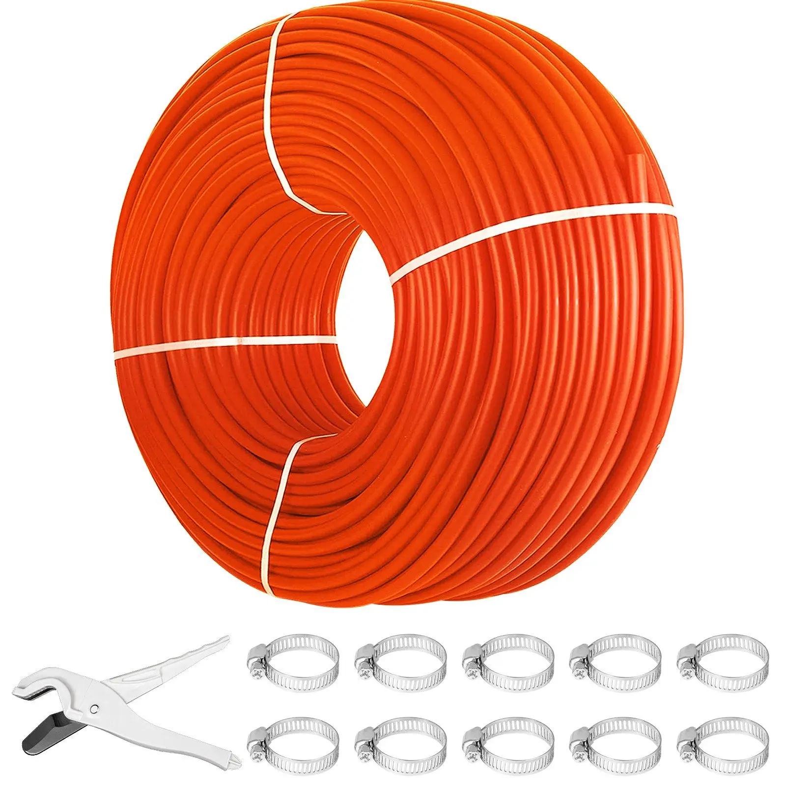 

1000Ft 1/2 PEX Tubing Pipe Oxygen Barrier Radiant Floor Heating for Hot and Cold Water