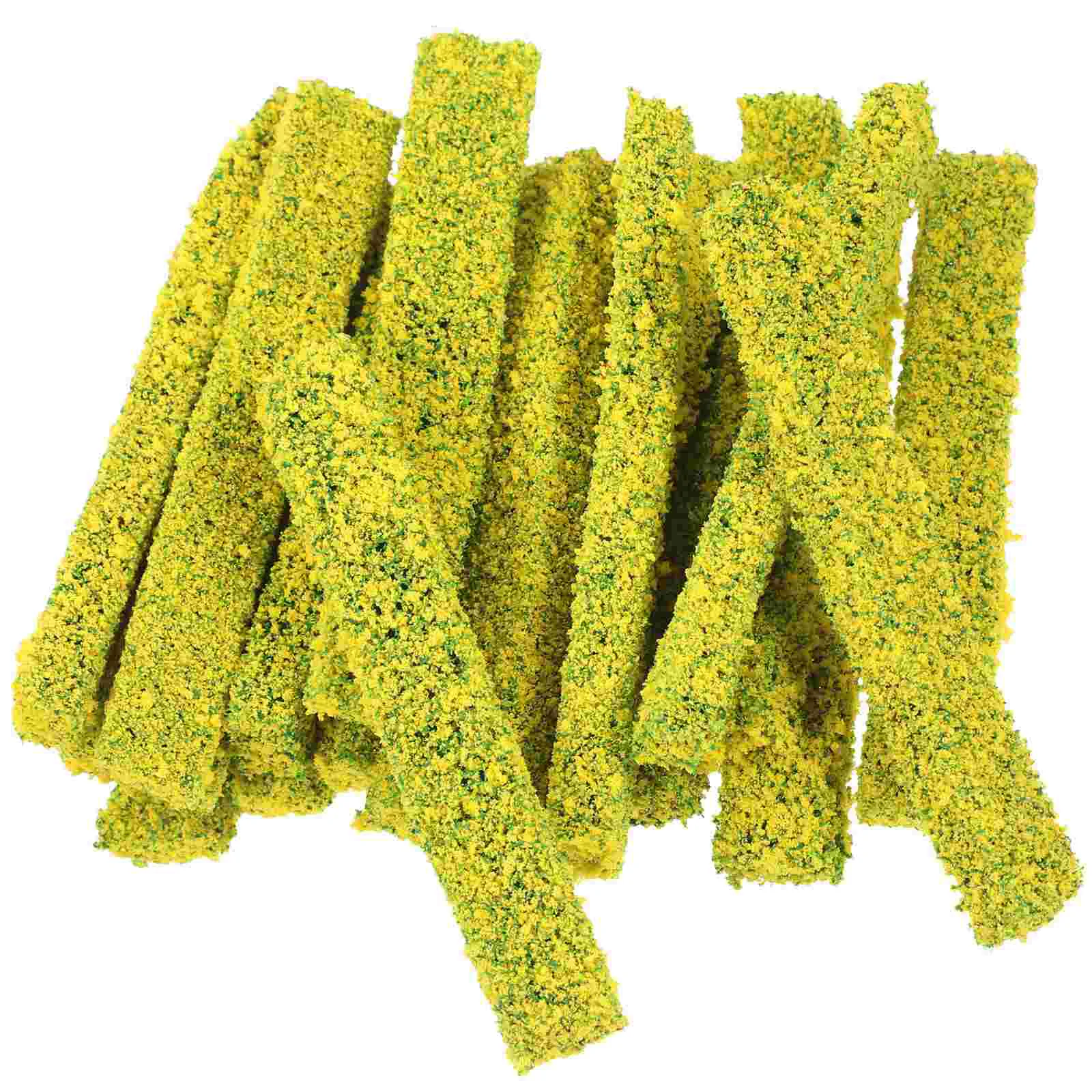 20 Pcs Simulated Mini Flower Artificial Grass Modeling Cluster Decor Plant Miniature Sponge Sand Table Plants