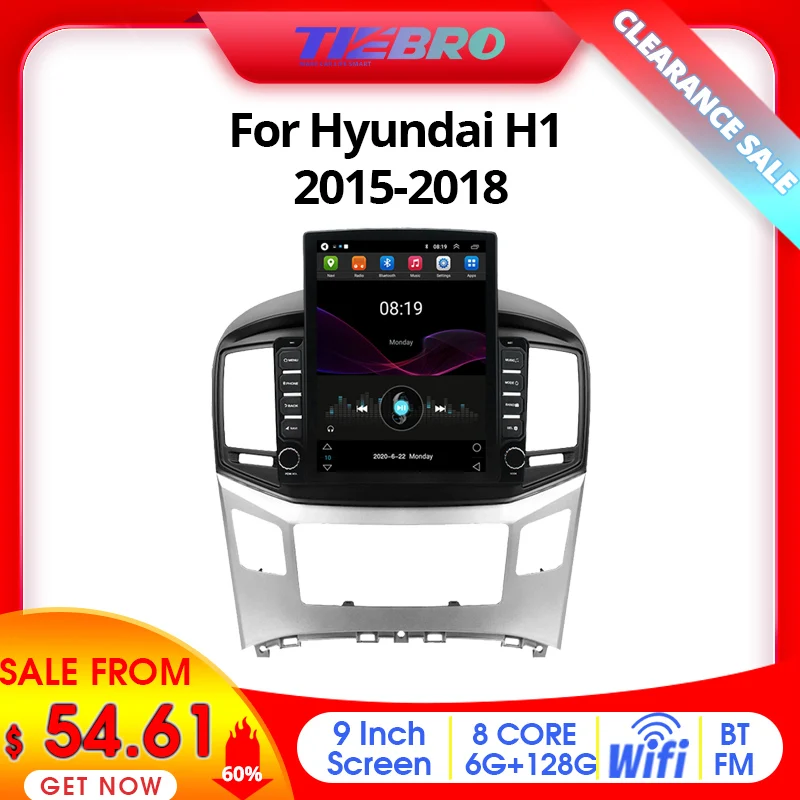 

Tiebro Clearance Sale 50% Discount Android 10 Car Radio For Hyundai H1 Grand Starex 2015-2018 Tesla Screen Android Auto