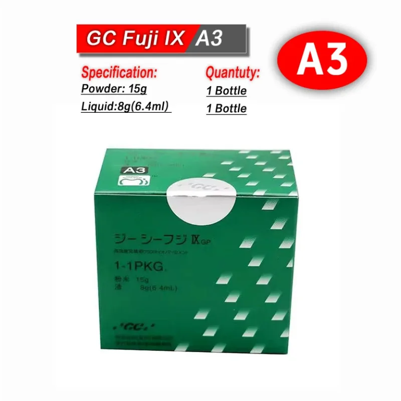 

Dentistry Supplies Dental Fuji IX Materia Permanently Set Teeth Repair Kit Glass Ionomer Cement Restoration Oral Cavity Liquid