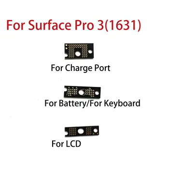 정품 마이크로소프트 서피스 프로 3 1631 LCD 디스플레이 화면 충전 포트 배터리 키보드 플렉스 케이블 커넥터 인터페이스 