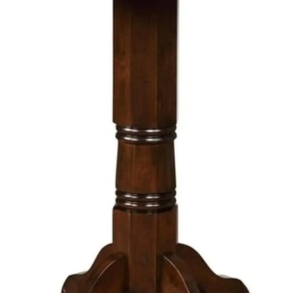 

Классический деревянный стол для паба, тонированный капучино, с декоративным когтем и шариковыми ножками