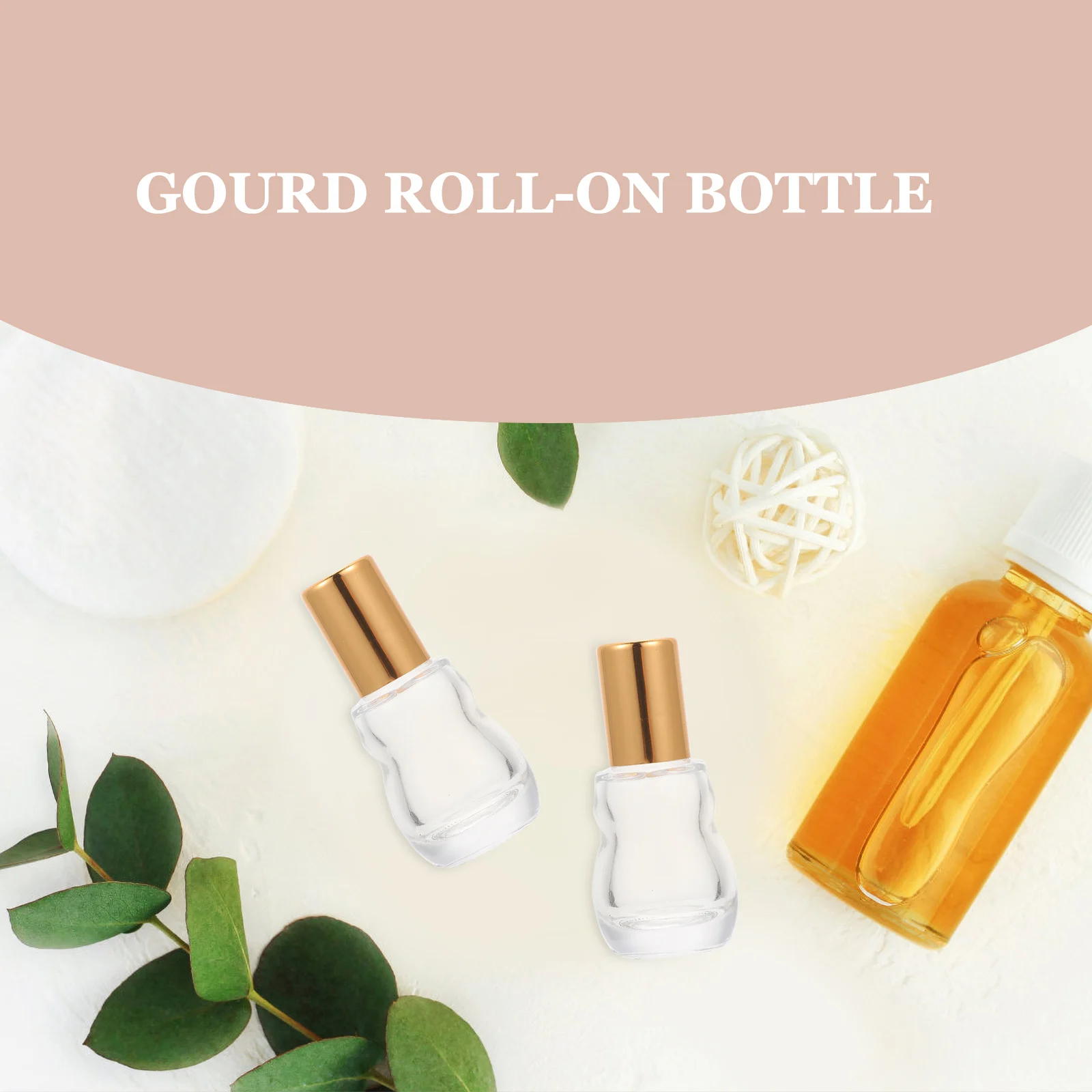 

10 PCS Roll-On Bottles Essential Oil Rollers Oils Small Refillable Glass Cosmetics Liquid
